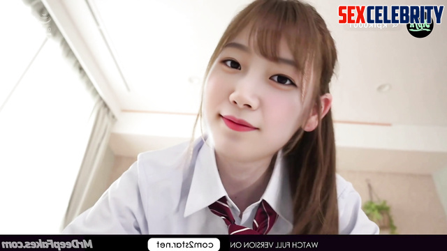 카즈하 르세라핌 obedient schoolgirl makes everything what you want, ai Kazuha