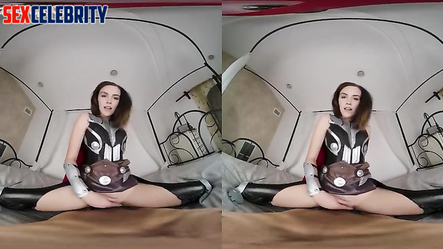 Porn video with cosplay fun involving Emma Watson (deepfake)