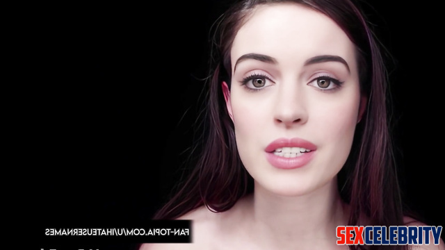 Cute slut Anne Hathaway wants to do her sex thing - face swap