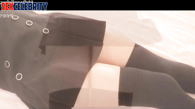 Deepfake Umezawa Minami in stockings doing a footjob — 乃木坂46 梅澤美波 ポルノ