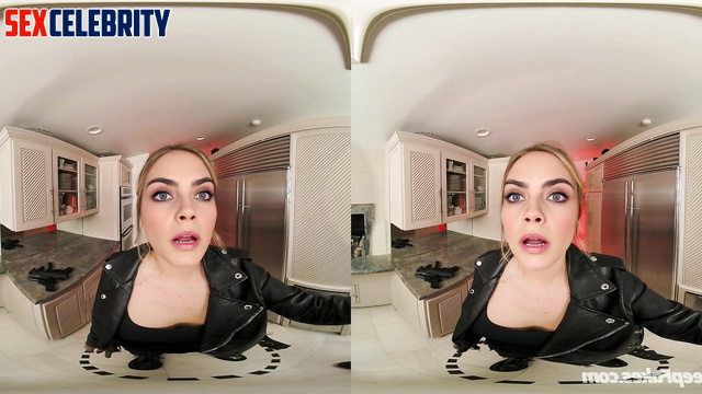 Busty beauty Cara Delevingne in VR deepfake sex scene