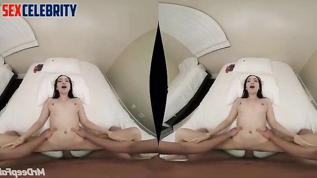 VR deepfake porn with brunette beauty Jodelle Ferland