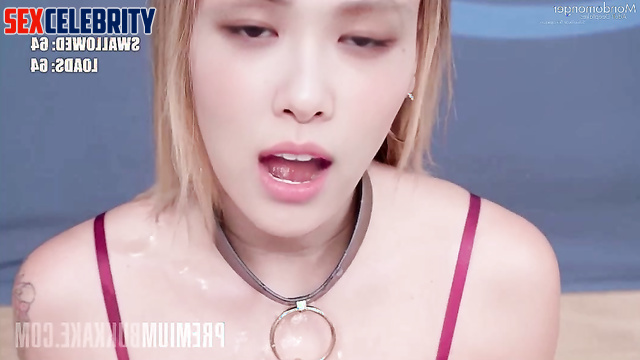 Her main fetish is drinking as much sperm as possible, ai Rose (로제 블랙핑크)