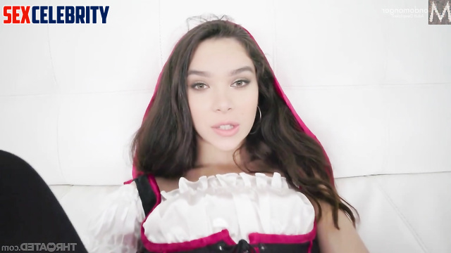 Deep face fuck in her slutty throat (Hailee Steinfeld smart face change)