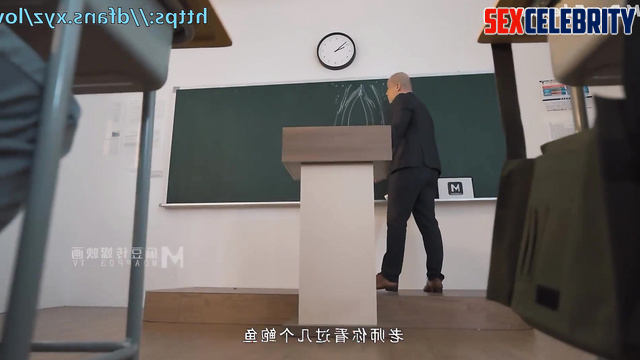 Teacher brought a whore to biology class / Liu Shishi (刘诗诗 名人性爱) fakeapp