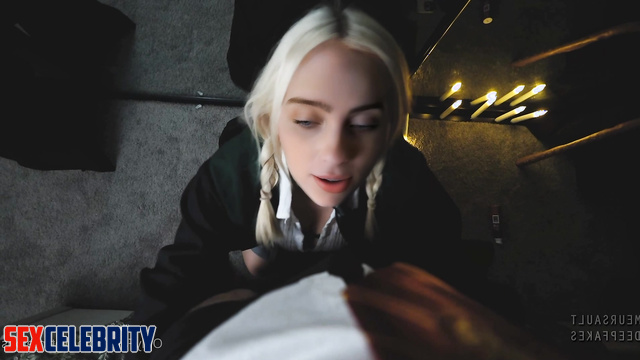 Lustful schoolgirl Billie Eilish wanna cock her teacher right now (ai)