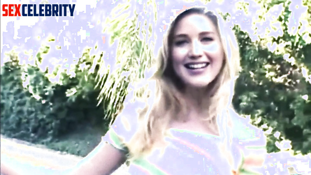 Blonde did it really awesome, look - Jennifer Lawrence pov adult tapes