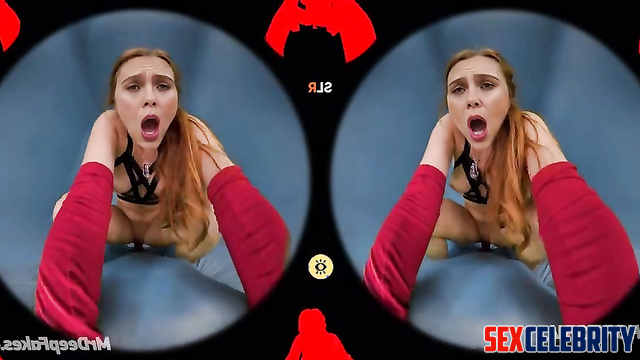 Redhead lady fucking alone with a dildo, watch, Elizabeth Olsen real fake