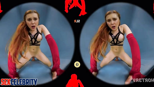 Redhead lady fucking alone with a dildo, watch, Elizabeth Olsen real fake