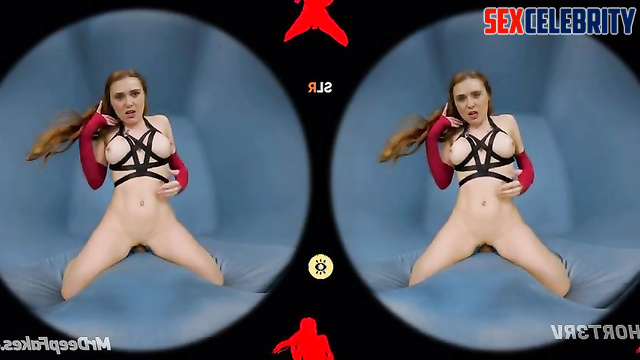 Redhead lady fucking alone with a dildo, watch, Elizabeth Olsen real fake