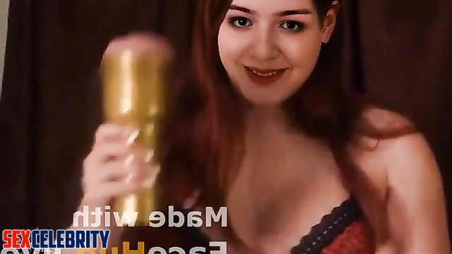 Trans youtuber Emily Bray aka Lady Emily toys her ass and plays with a fleshlight