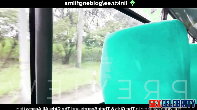 Fake Salma Hayek - Masturbating in Front of a Stranger on the Bus
