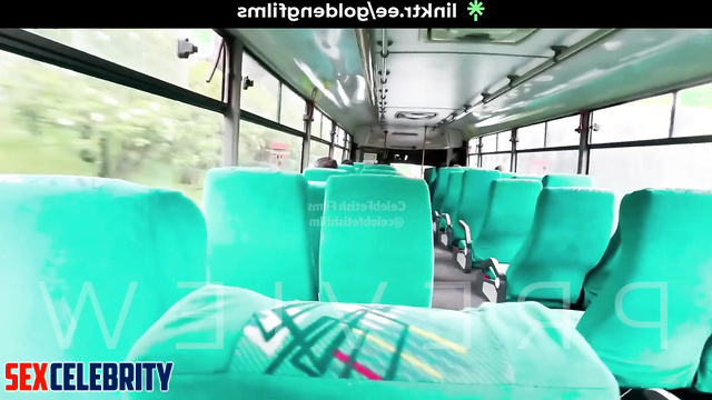 Fake Salma Hayek - Masturbating in Front of a Stranger on the Bus