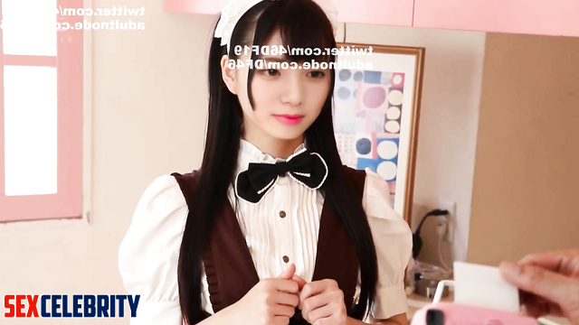 Yoda Yuki Nogizaka46 wearing a maid costume while having sex (与田 祐希 乃木坂46 性別) [PREMIUM]